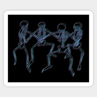 The Skeleton dance Sticker